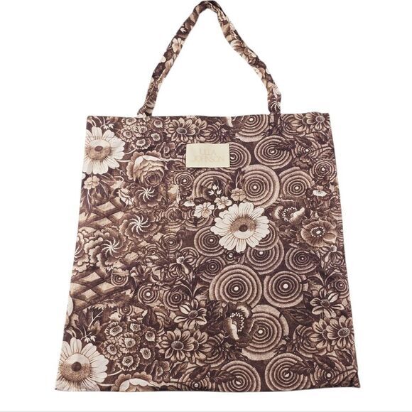 Ulla Johnson Floral Patterned‎ Cotton Tote Bag - Picture 1 of 6